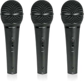 Behringer Ultravoice Xm1800 Microphones 3-Pack(Black) - Taal Musicals